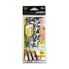 GAMAKATSU Tsunuki Tachiuo Rig [Red] #5 (3pcs)
