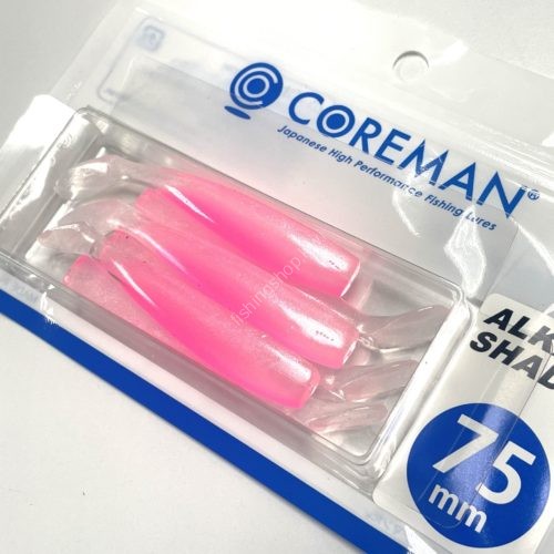 COREMAN Alkali Shad 75mm #012 Pink Pearl