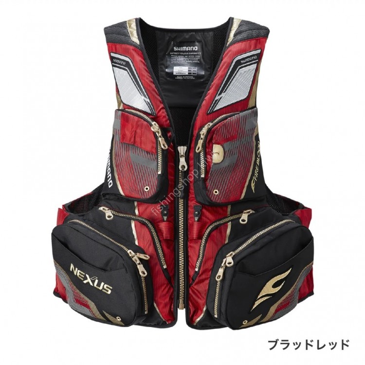 SHIMANO VF-112T Limited Pro Floating Vest Blood Red M