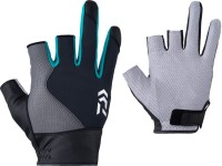 DAIWA DG-3023 Cool Gloves (3fingers cut) Sea Green M