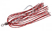 MAJOR CRAFT Jig Rubber Through Replacement Hook Offset Type #205 Red