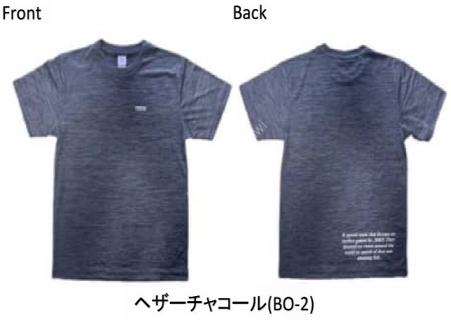 BLUE OWL BO-2 MN Design Dry Shirt [Heather Charcoal] LL