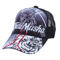 TSURI MUSHA Double Face 3D Logo Cap Mesh Black
