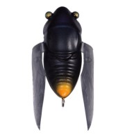 MEGABASS Tiny Siglett #Insect Matte Black II