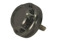 ALPHA TACKLE UPA-007 Aluminum Handle Cap 2 U #Gunmetal