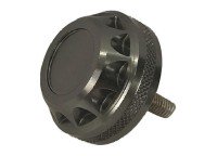 ALPHA TACKLE UPA-007 Aluminum Handle Cap 2 U #Gunmetal