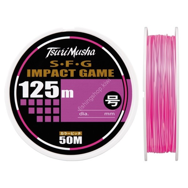 TSURI MUSHA F23012 S.F.G Impact Game [Pink/White] 125m #12