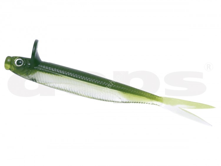 DEPS Frilled Shad 4.7" #26 Clear Watermelon