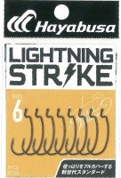 HAYABUSA Lightning Strike Offset Hook #6/0 (4pcs)