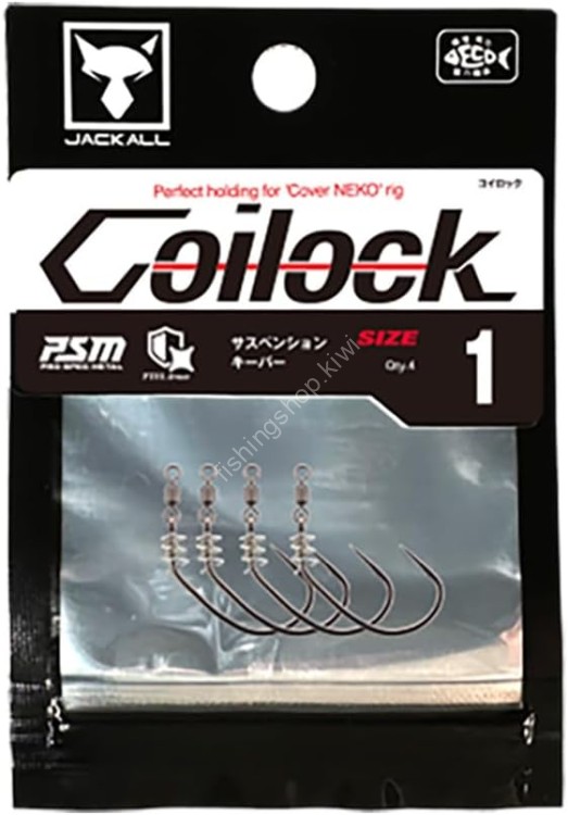 JACKALL Coilock #1 (4pcs)