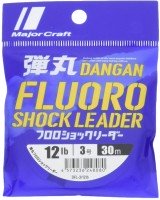 MAJOR CRAFT Dangan Fluoro Shock Leader [Natural] 30m #3 (12lb)