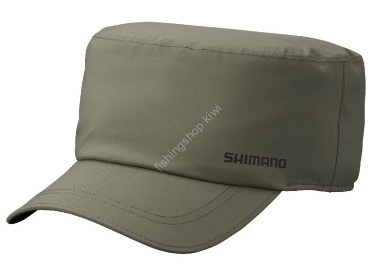 SHIMANO CA-001V Rain Work Cap Dark Khaki M