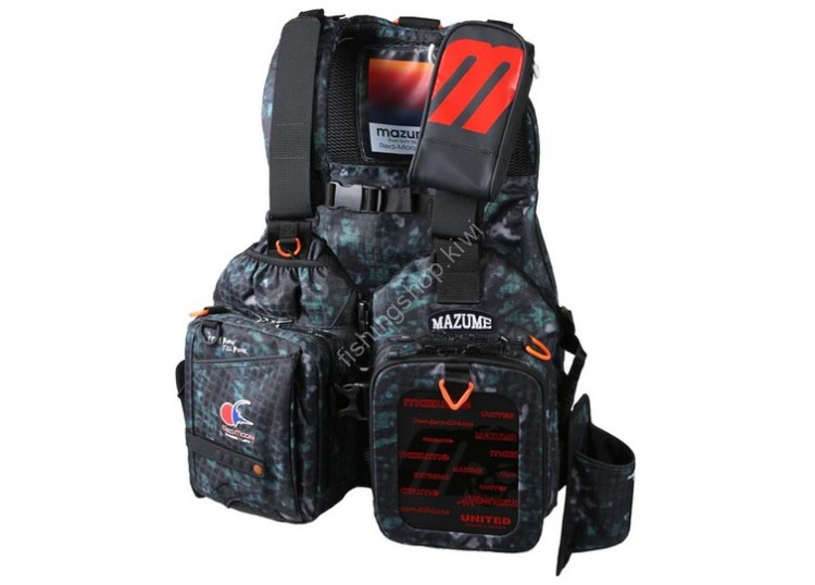 MAZUME Red Moon Life Jacket IX Camo #Camo