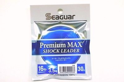 KUREHA Seaguar Premium Max Shock Leader [Clear] 30m #3.5 (16lb)