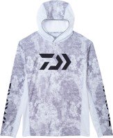 DAIWA DE-3723 Hoodie Game Shirt (Bottom White) 2XL