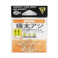 GAMAKATSU Extreme Thick Aji [Gold] #11 (10pcs)