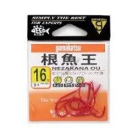 GAMAKATSU Red Fish Hook [Red] #16 (9pcs)