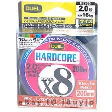DUEL Hardcore X8 [5-color Marking] 200m #2 (35lb)