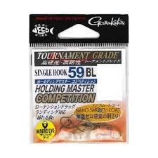 GAMAKATSU Single Hook 59 BL HD Master Competition [Nano Smooth Coat] #6 (8pcs)