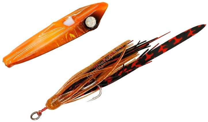 JACKALL BinBin Inchiku 160g #F182 Orange Orange / Makkuro Red T +