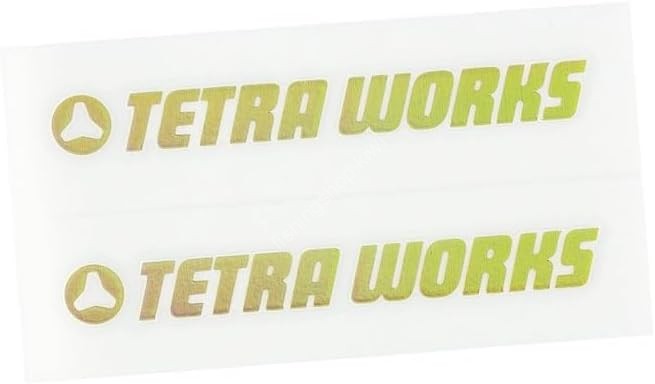 DUO Tetra Works Logo Tensha Sticker Small Gold Holo