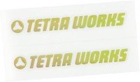 DUO Tetra Works Logo Tensha Sticker Small Gold Holo