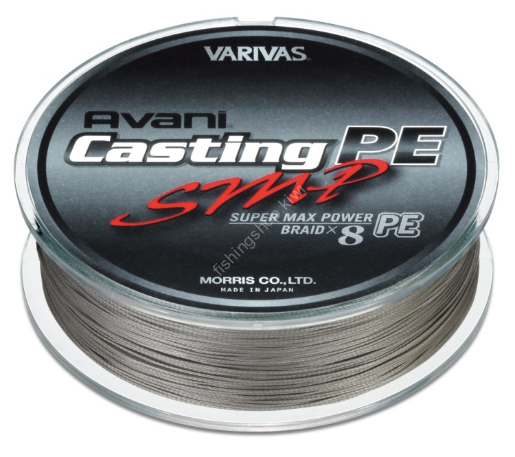 VARIVAS Avani Casting PE SMP 5号 200m VARIVAS Avani Casting PE SMP [Stealth Gray-Based Marking Line
