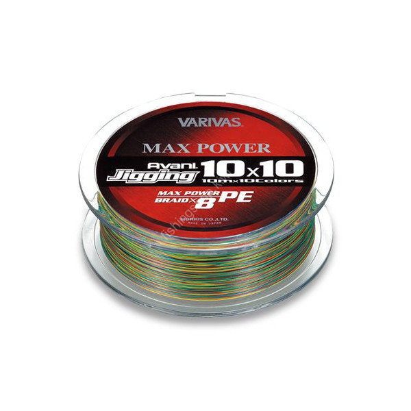 VARIVAS Avani Jigging 10×10 Max Power PE x8 [10m x 10color Marking Line] 300m #2 (33lb)
