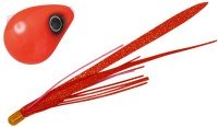 JACKALL Bakuryu Pb BinBin Dama Slide 60g #F200 Spark Red / Red Gold T+