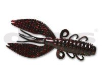 DEPS Spiny Craw 4'' #88 Black/Red Flake