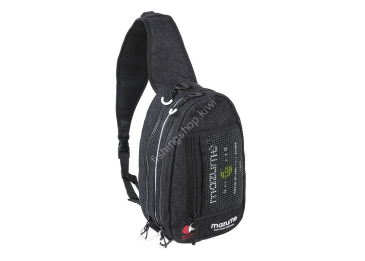 MAZUME Red Moon One Shoulder Bag III MZBK-188 #Black Denim