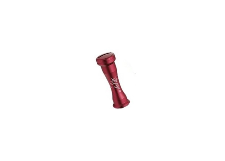 ZPI Machine Cut Aluminum Handle Knob S Narrow #Red
