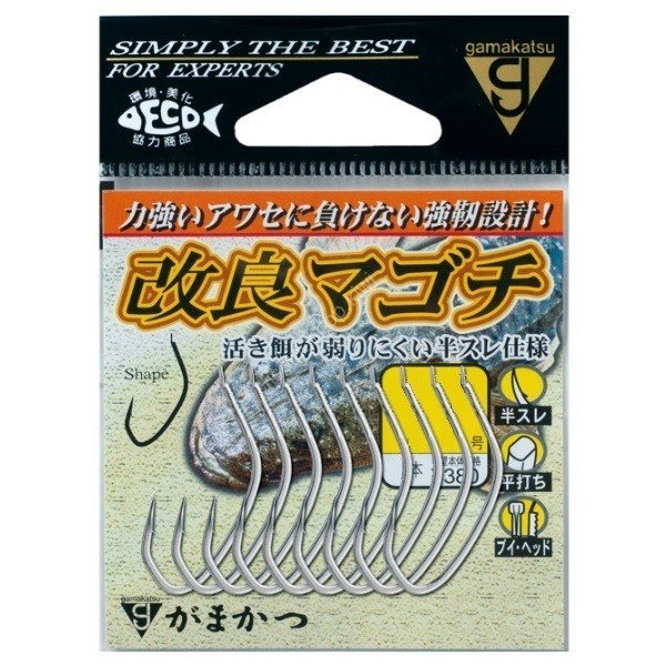 GAMAKATSU Numagochi [Silver] #18 (8pcs)