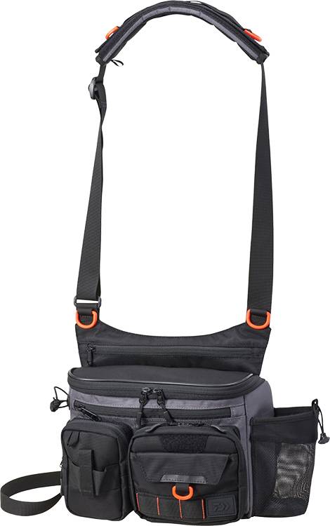 DAIWA HG Shoulder Bag LT (C) Gray Orange Boxes & Bags buy at