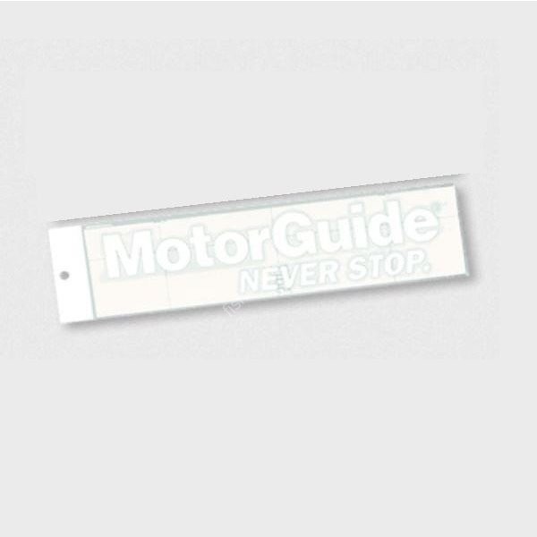 MOTOR GUIDE MG Cutting Sticker 300mm White x White