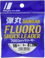 MAJOR CRAFT Dangan Fluoro Shock Leader [Natural] 30m #4 (16lb)