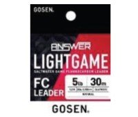GOSEN Answer Light Game FC Leader [Natural] 30m #1 (4lb)