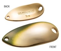 SHIMANO TR-M50R Cardiff Roll Swimmer Premium Plating 5.0g #73T Green Gold