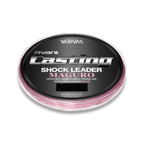 VARIVAS Avani Casting Shock Leader Maguro [Clear Pink] 30m #80 (220lb)