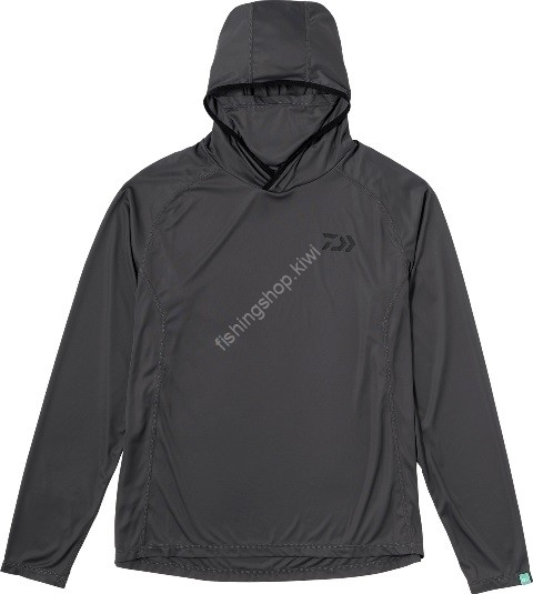 DAIWA DE-5124 Bug Blocker Hoodie Shirt (Charcoal) L