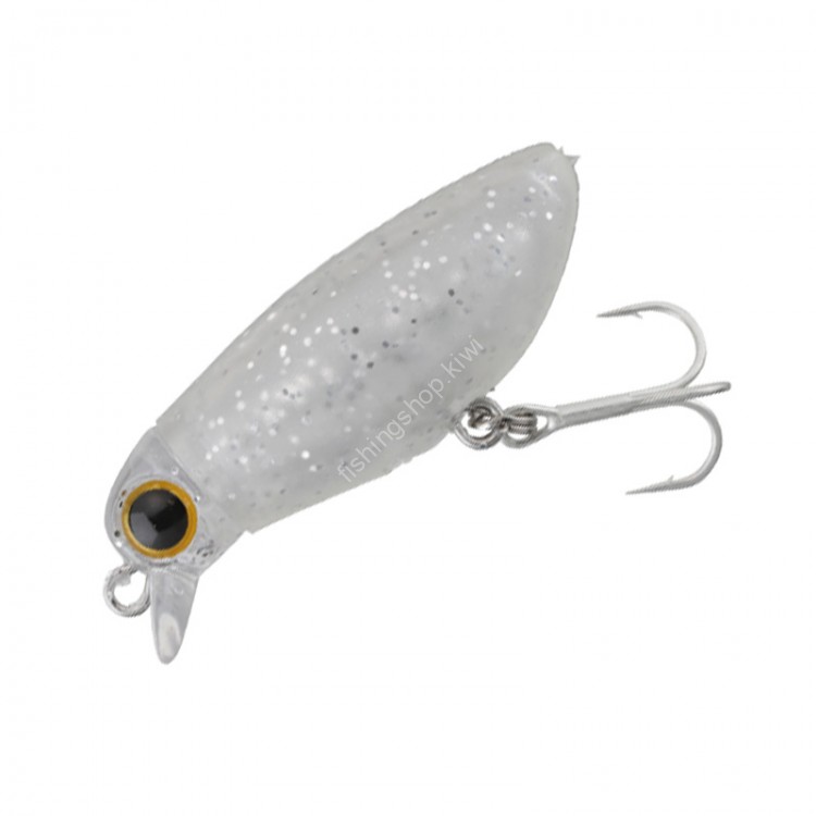 JACKALL Mute Ball Minnow 38F Clear Sillver Lame