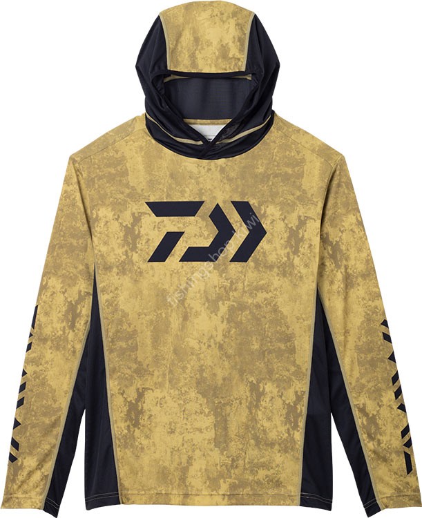 DAIWA DE-3723 Hoodie Game Shirt (Bottom Yellow) M