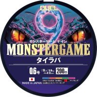 DUEL Monstergame® 9 Tairaba [10m x 5 colors] 200m #0.6 (13lb)