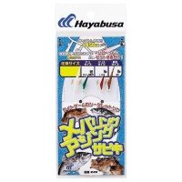 HAYABUSA Mebaring and Ajing Sabiki Mix Mackerel Skin HS490 [Gold] 2 Hook L #1.2 (2pcs)
