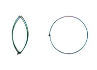 NISSIN Zerosum Ash Frame (folded in four) Titanium #Rainbow 45cm