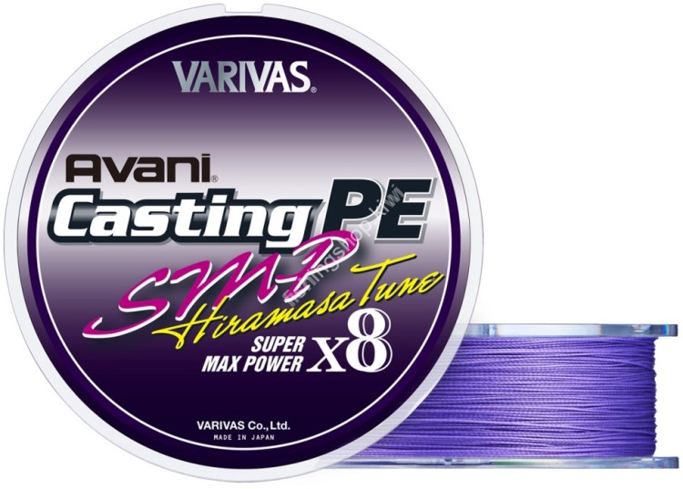 VARIVAS 23 Avani Casting PE SMP Hiramasa Tune x8 [Purple] 300m #10 (150lb)