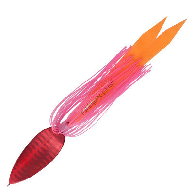 ANGLERS REPUBLIC PALMS Brote 14g #H-112 Full Red : Pink Rubber / Orange Skirt