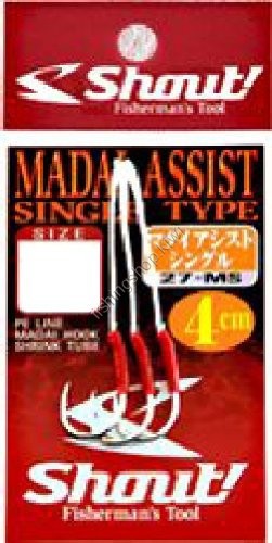 SHOUT! Madai Assist Single 27-MS M 4cm (3pcs)