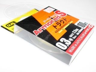 DUEL Armored S Trout [Yellow&Camouflage Green] 100m #0.3 (5lb)
