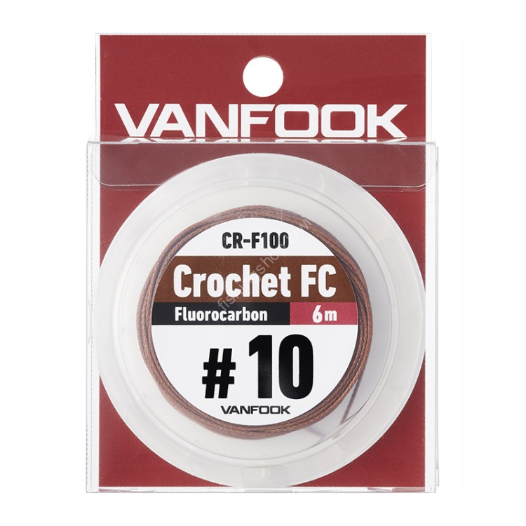 VANFOOK Crochet FC Fluorocarbon [Light Brown] 6m #10